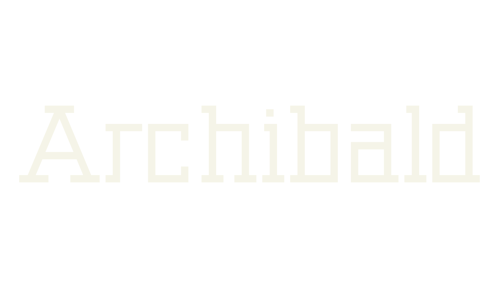 Archibald, serif font preview