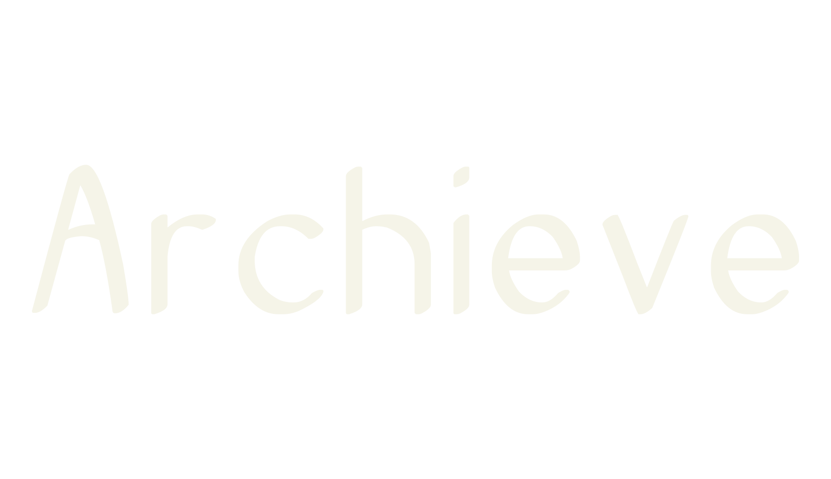 Archieve, sans font preview