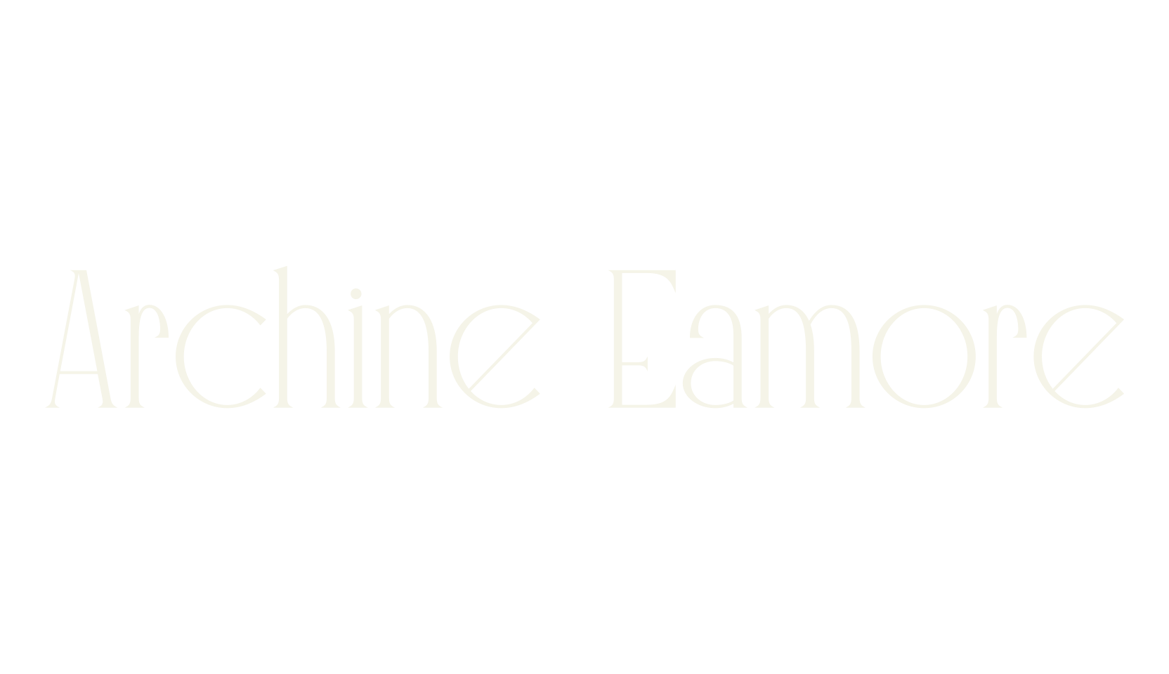 Archine Eamore, serif font preview