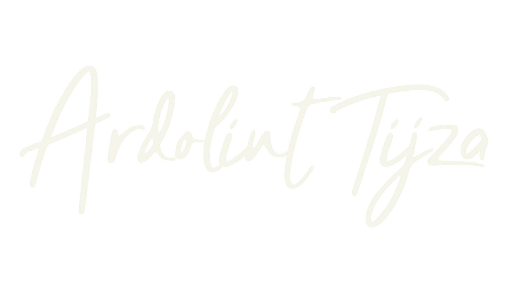 Ardolint Tijza, signature font preview