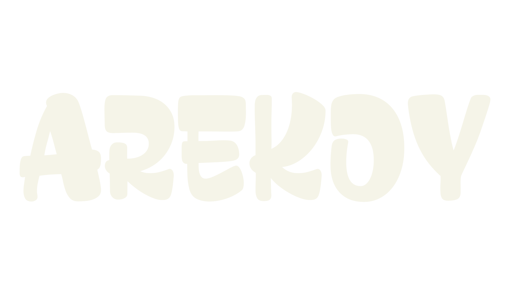 AREKOY, game font preview