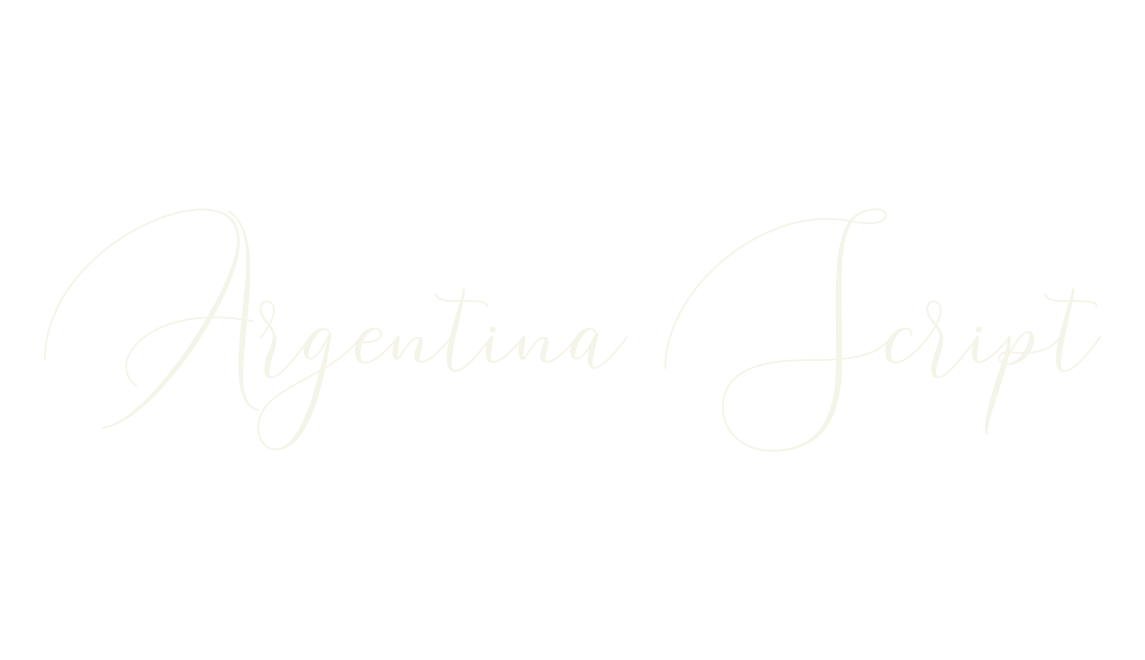 Argentina Script, wedding font preview