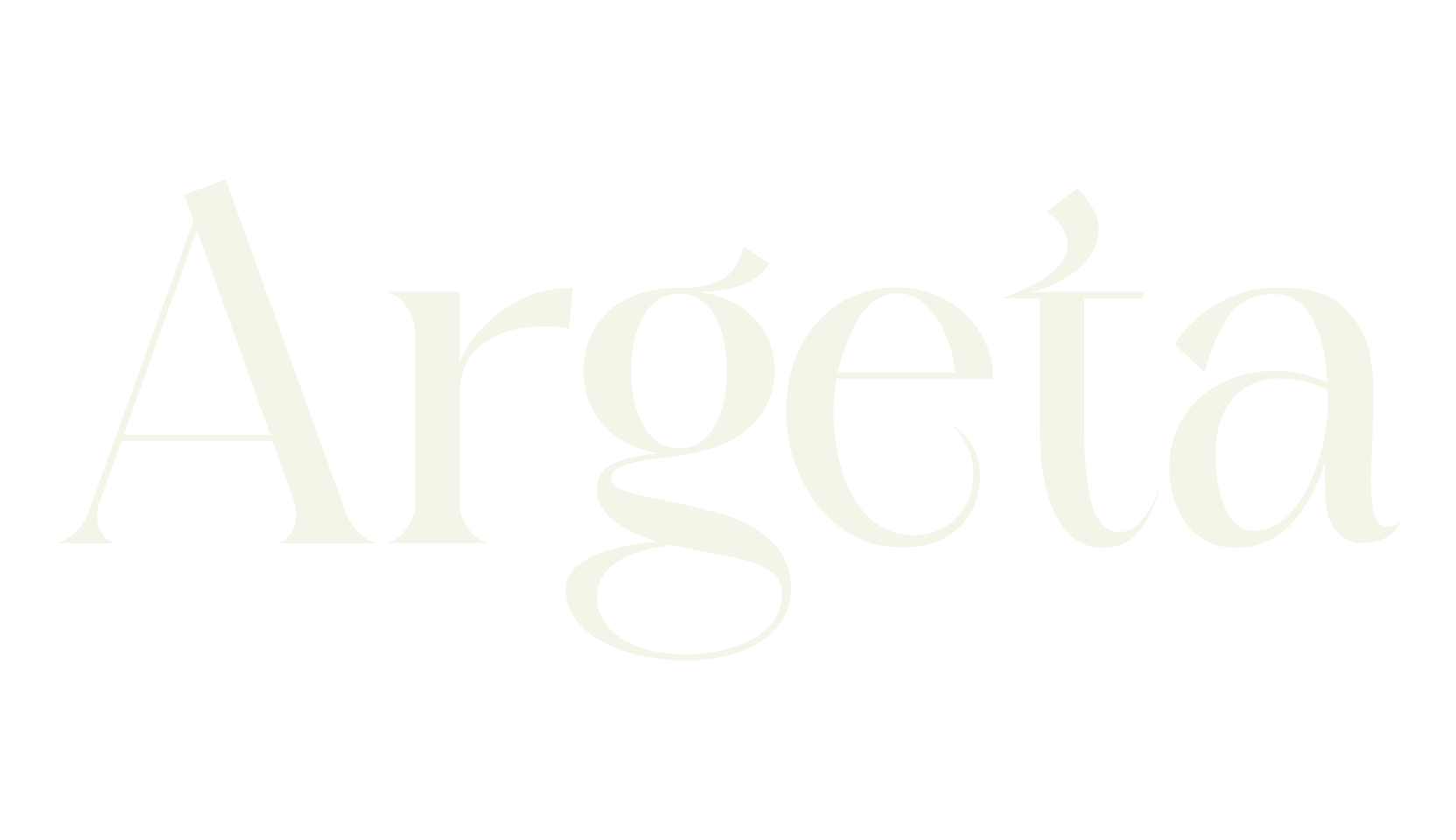 Argeta, serif font preview