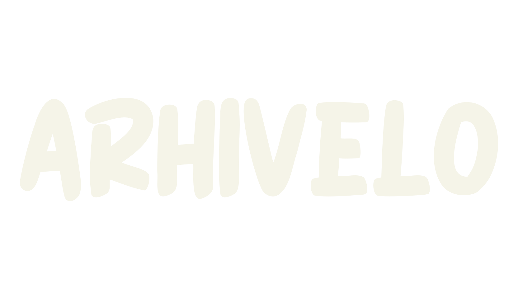 ARHIVELO, cartoon font preview