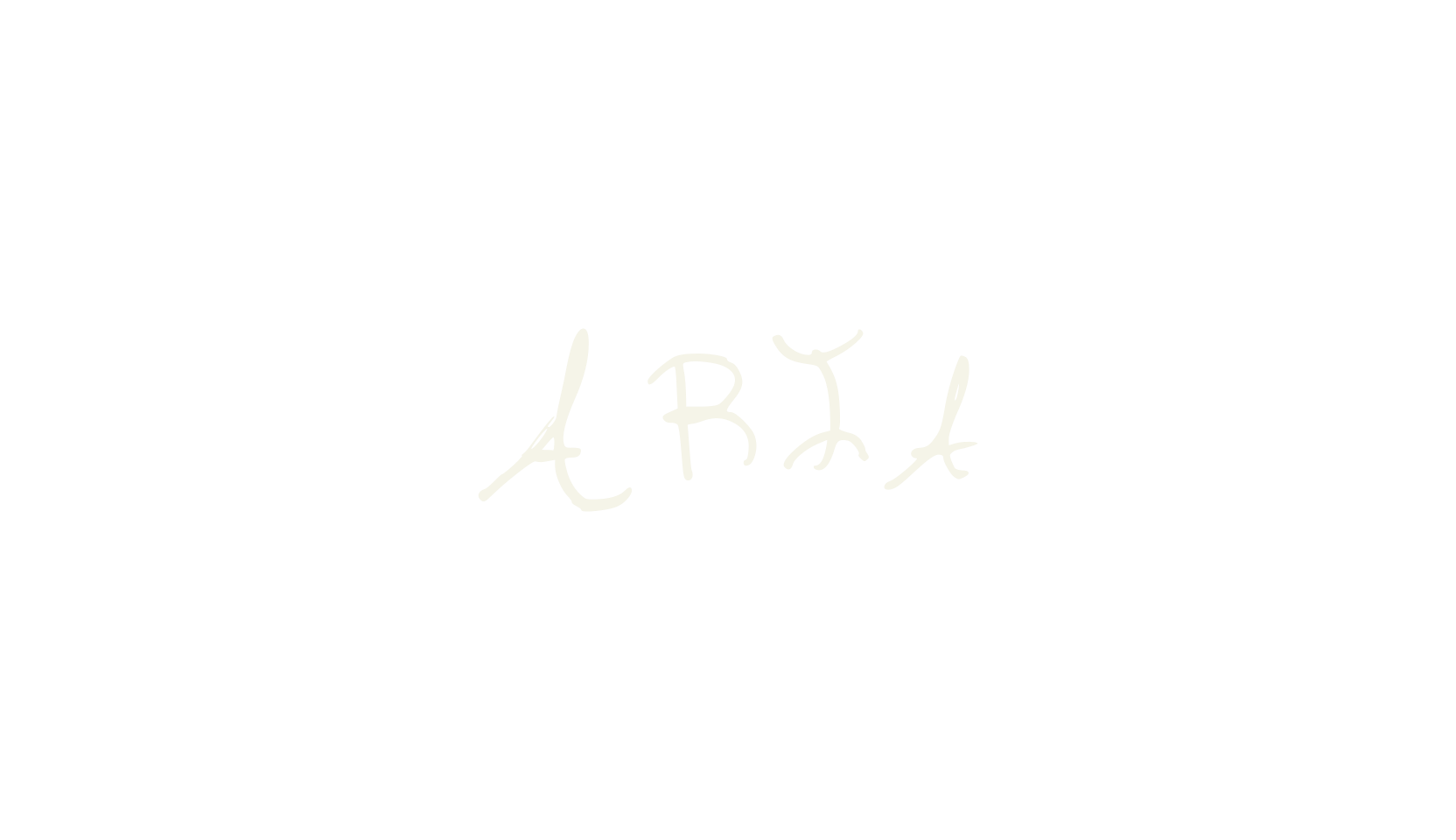 Aria, handwriting font preview