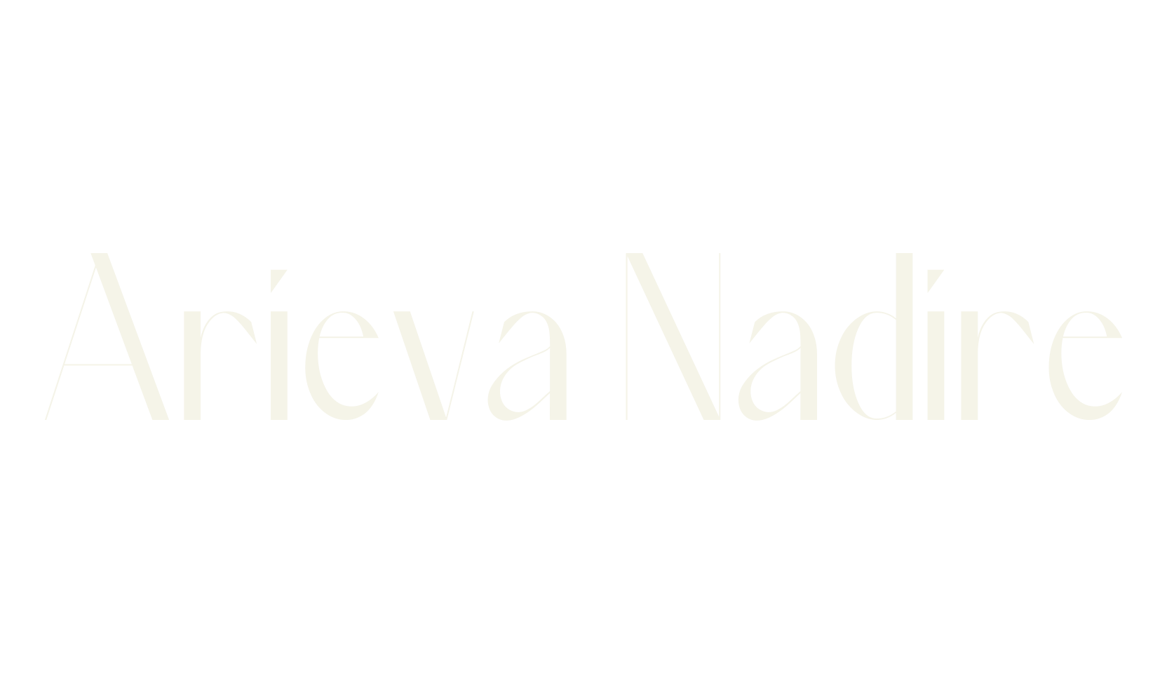 Arieva Nadire, sans serif font preview
