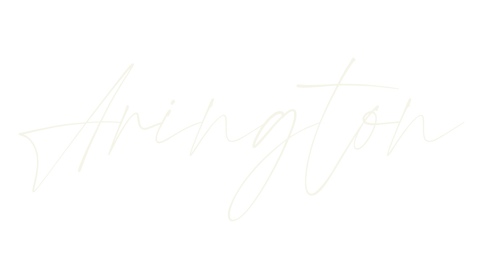 Arington, thin font preview