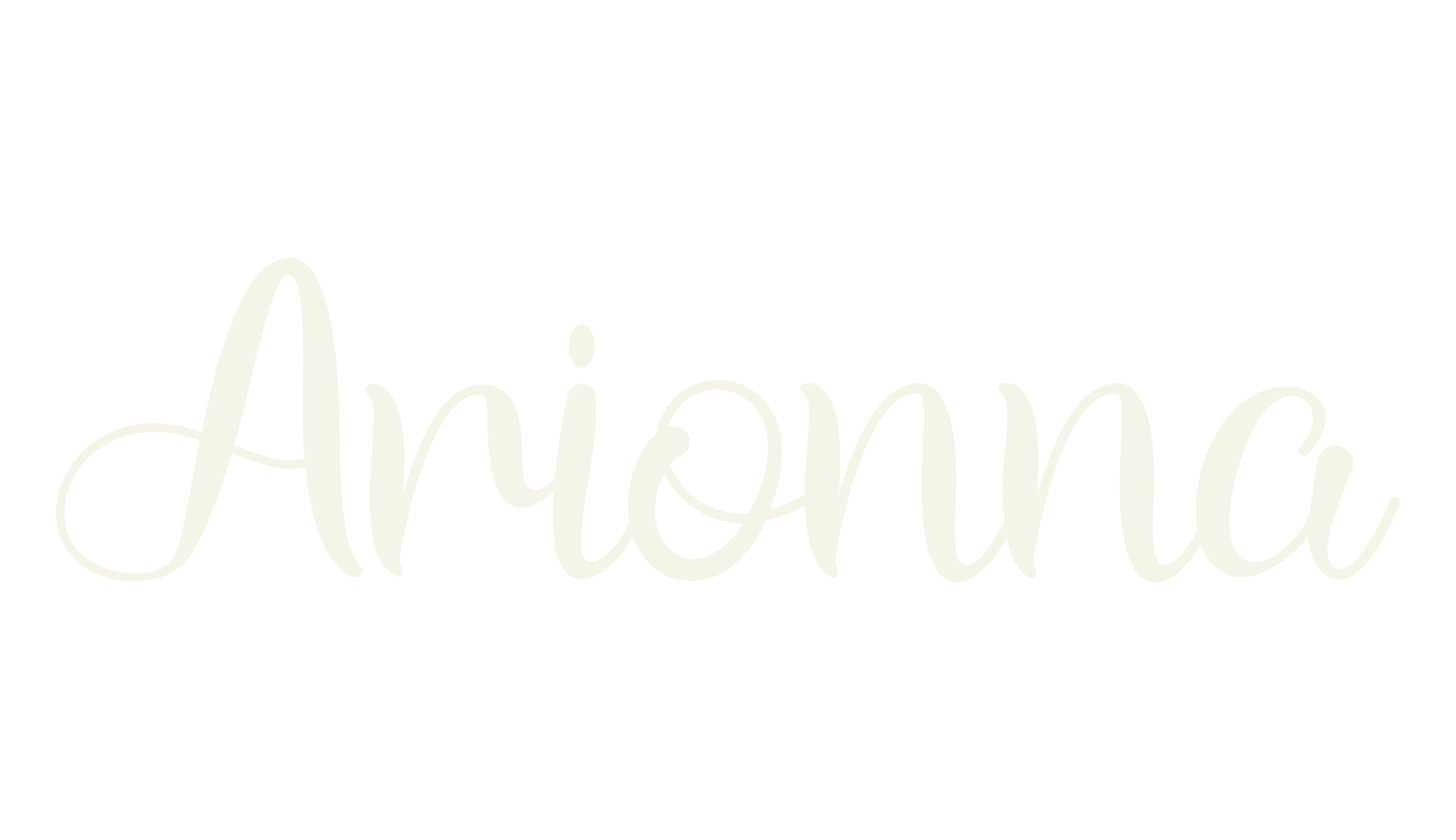 Arionna, whimsical font preview