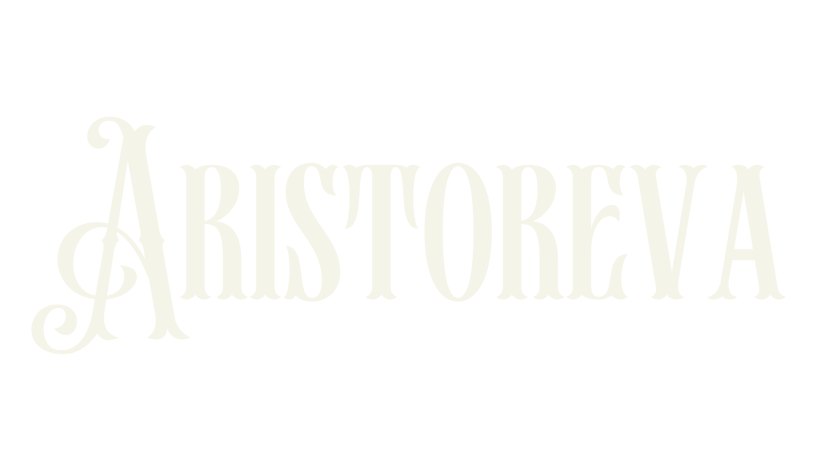 Aristoreva, vintage font preview