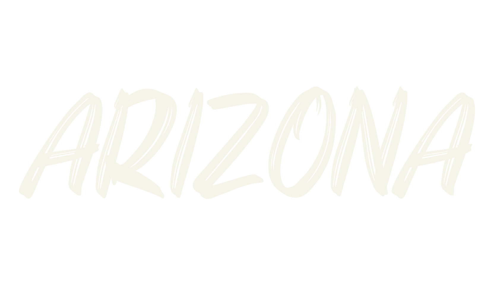 Arizona, handwriting font preview