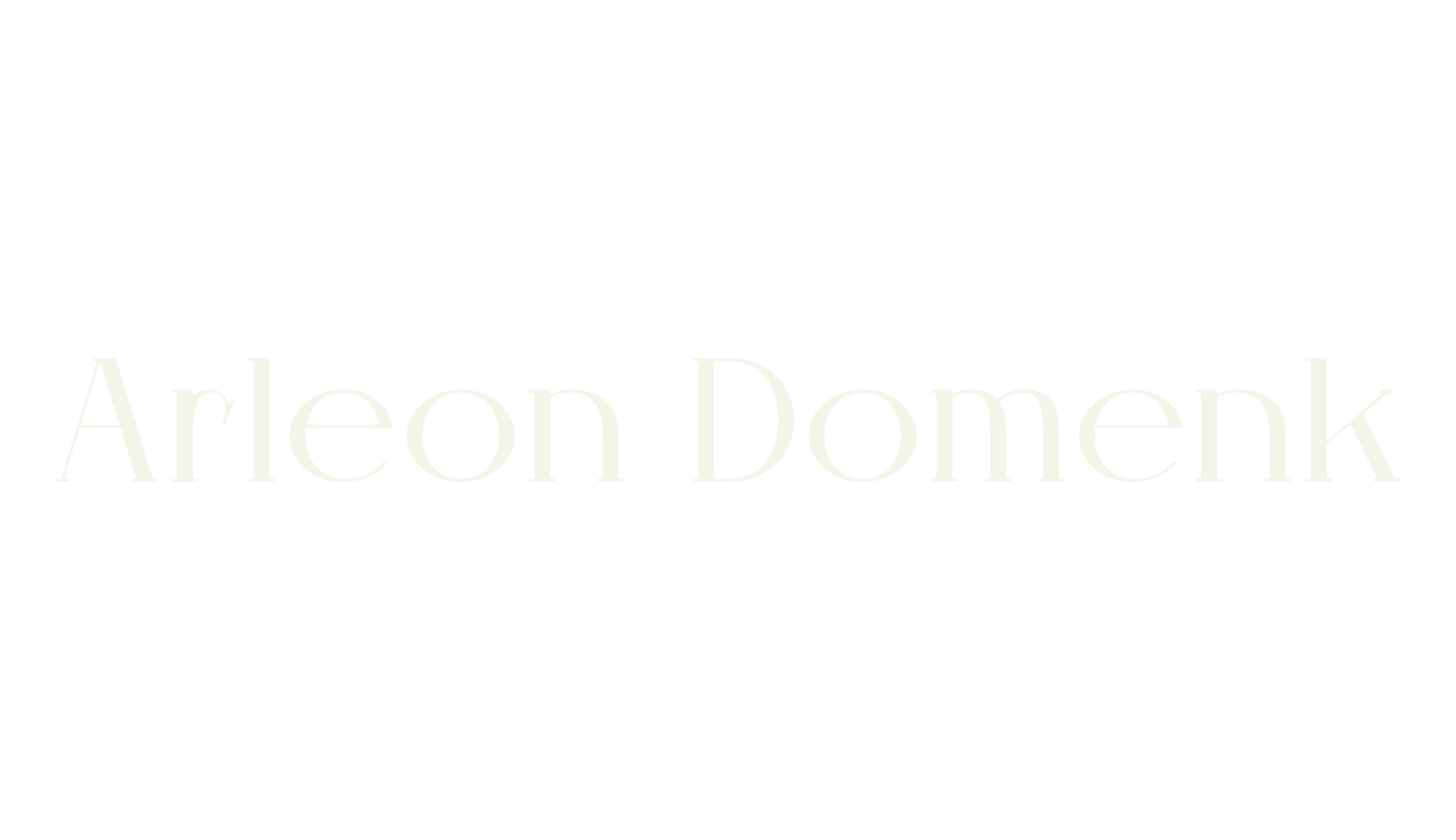 Arleon Domenk, modern font preview