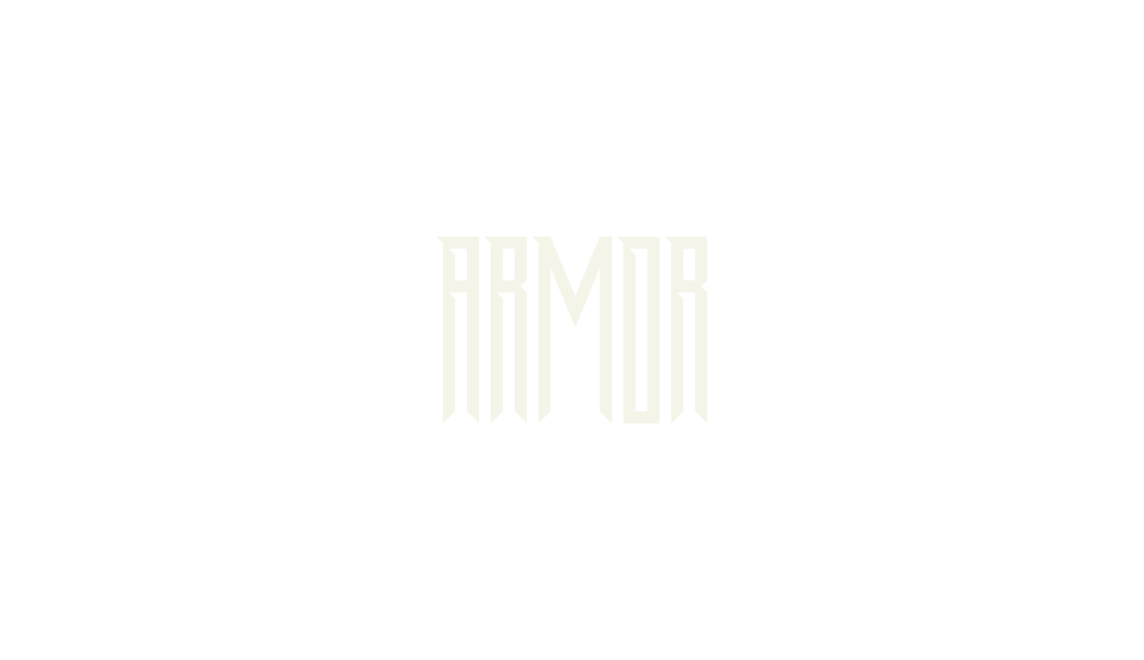 ARMOR, fashion sign font preview
