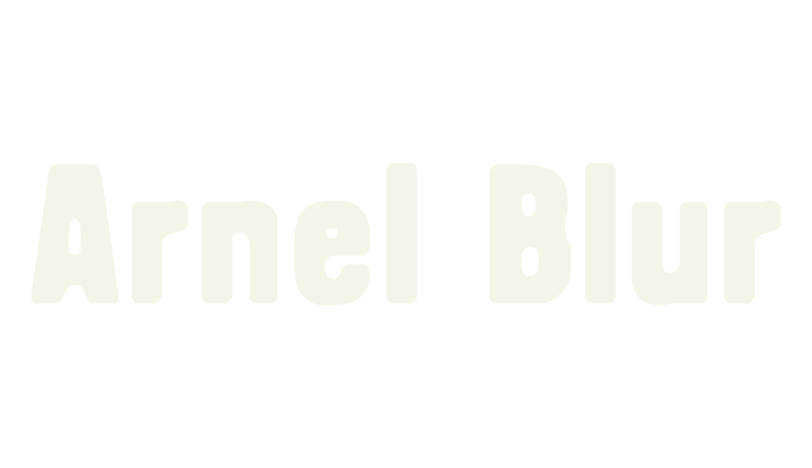 Arnel Blur, bold font preview