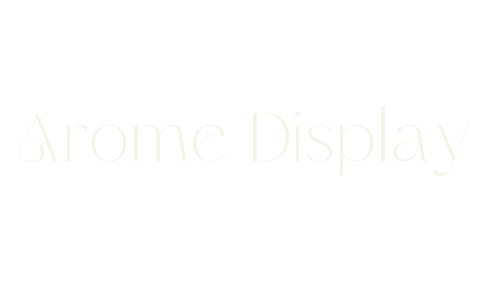 Arome Display, cool font preview