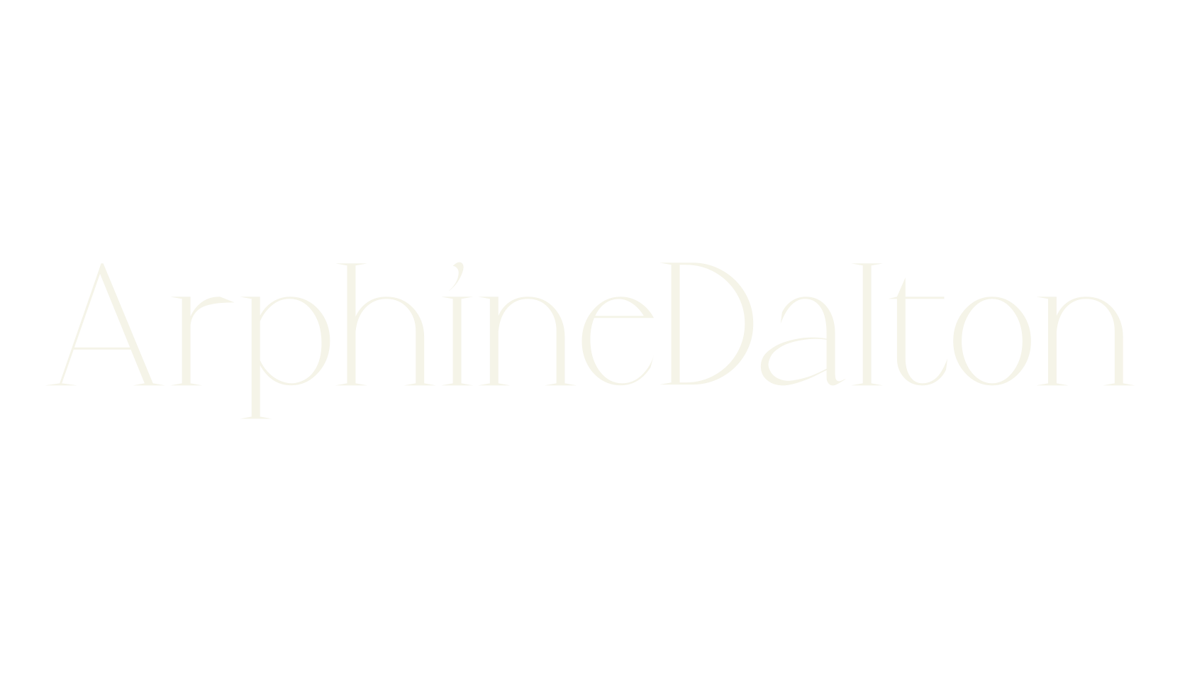 ArphineDalton, sans serif font preview