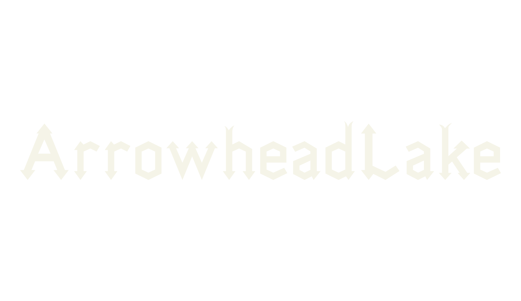 ArrowheadLake, display market font preview