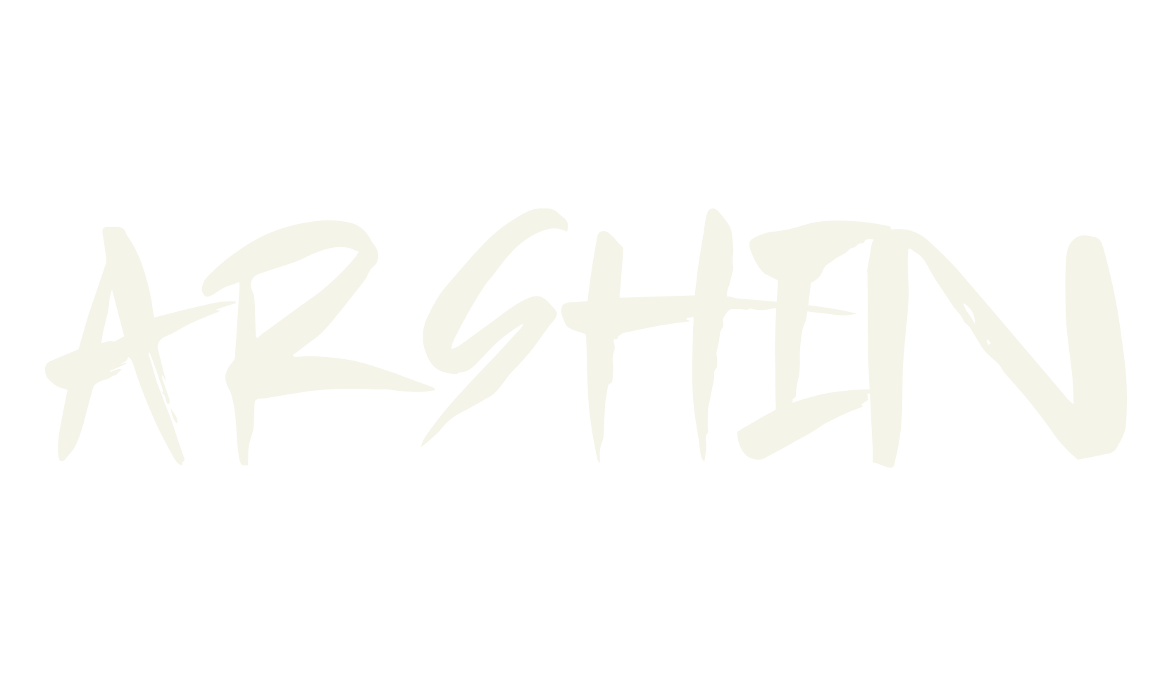Arshin, paintbrush font preview