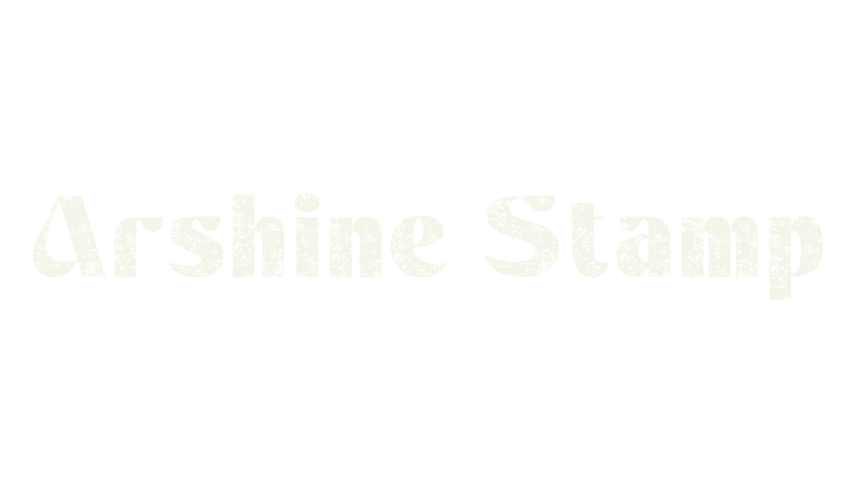 Arshine Stamp, bold font preview