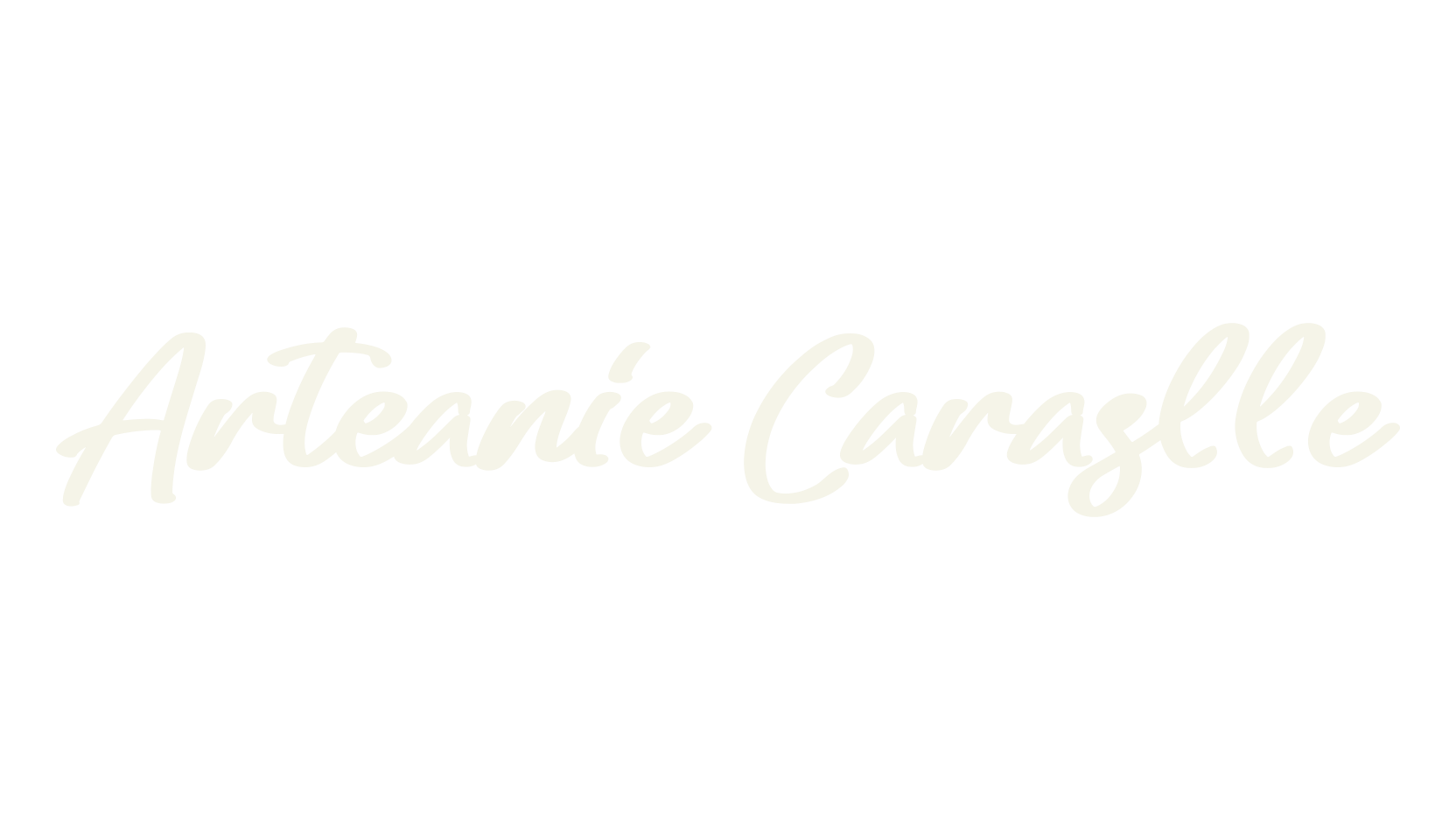 Arteanie Caraslle, cursive font preview