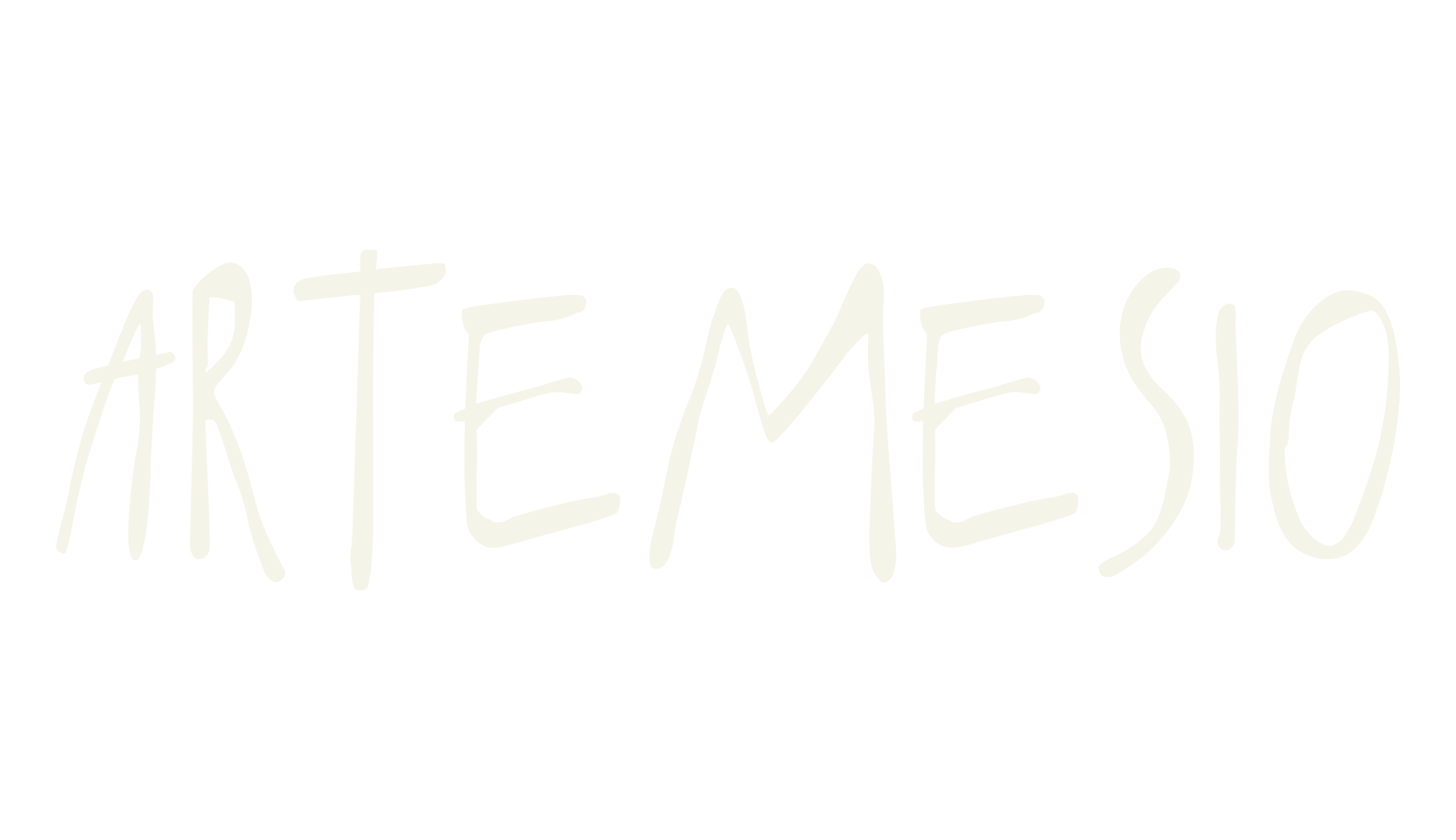 Artemesio, handwriting font preview