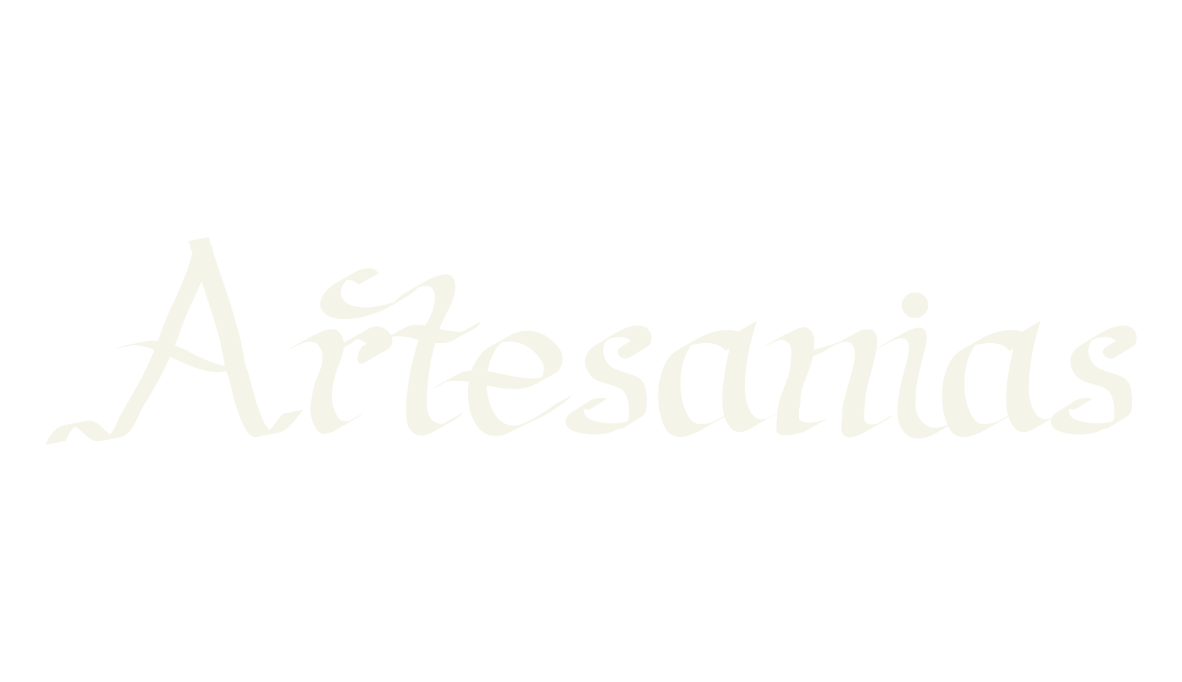 Artesanias, gothic font preview