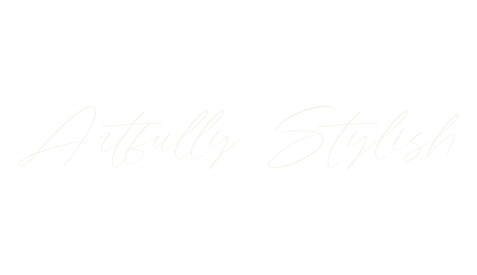 Artfully Stylish, calligraphy font preview
