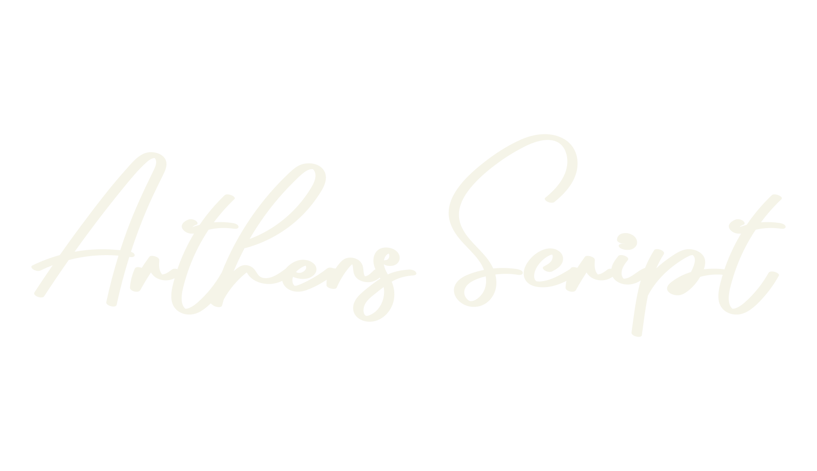 Arthens Script, logo font preview