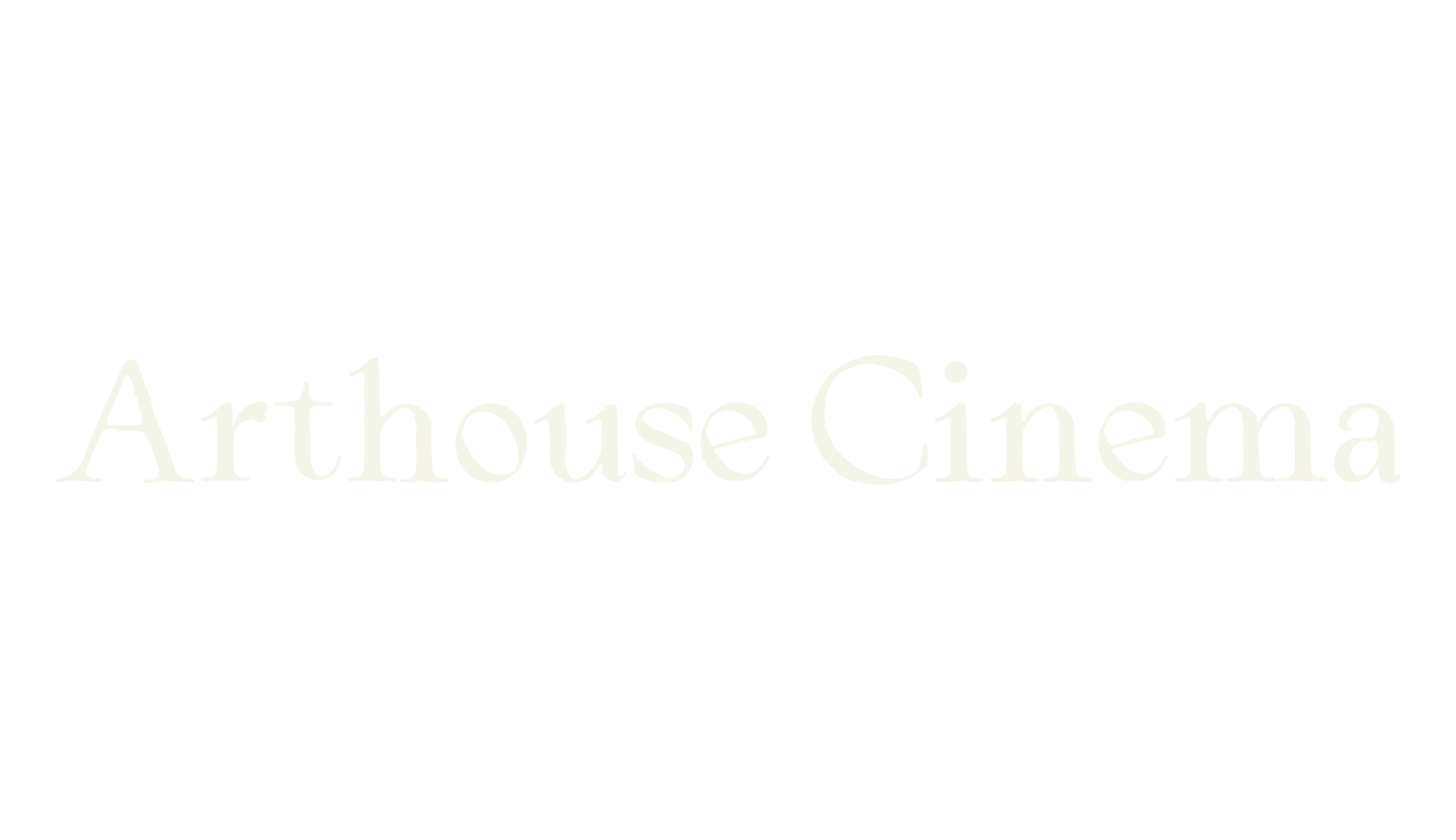 Arthouse Cinema, serif font preview