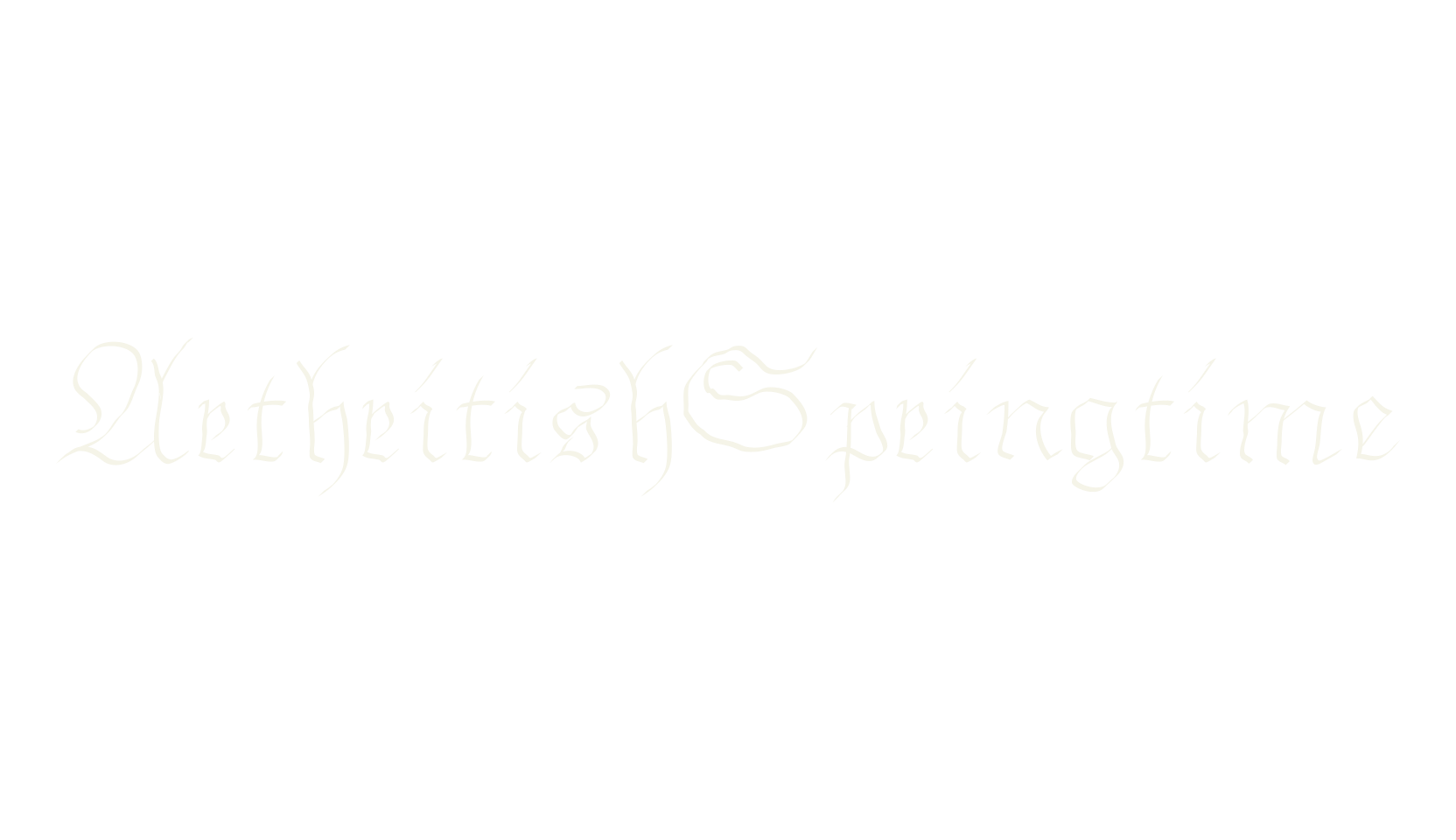 ArthritishSpringtime, handwritten font preview