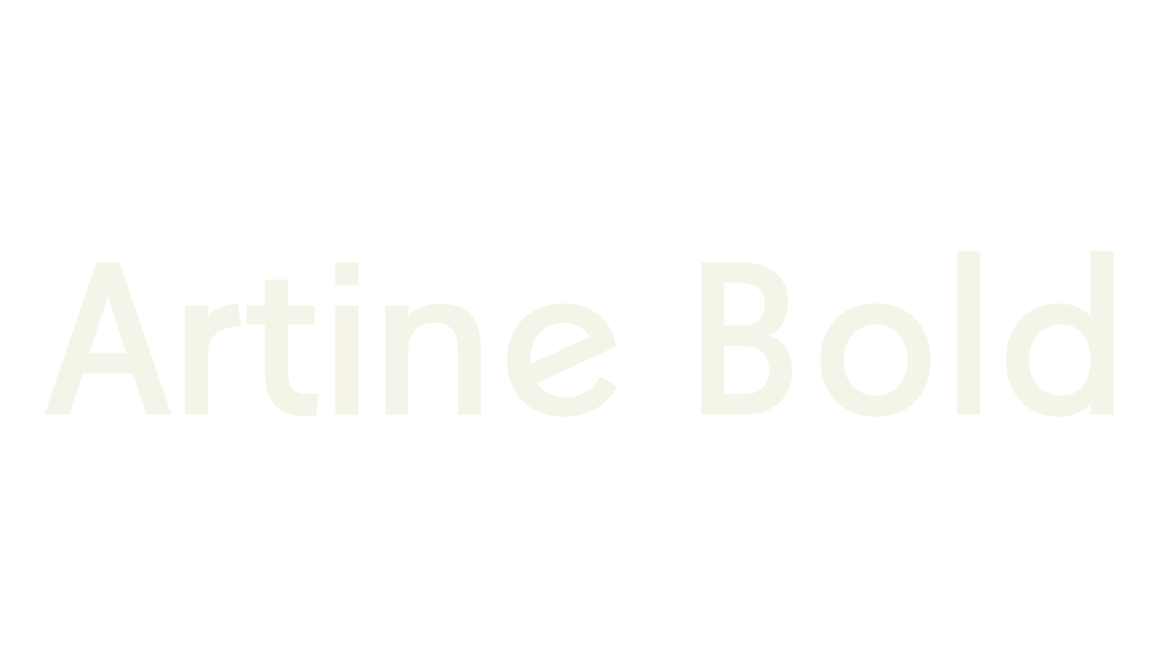 Artine Bold, bold font preview