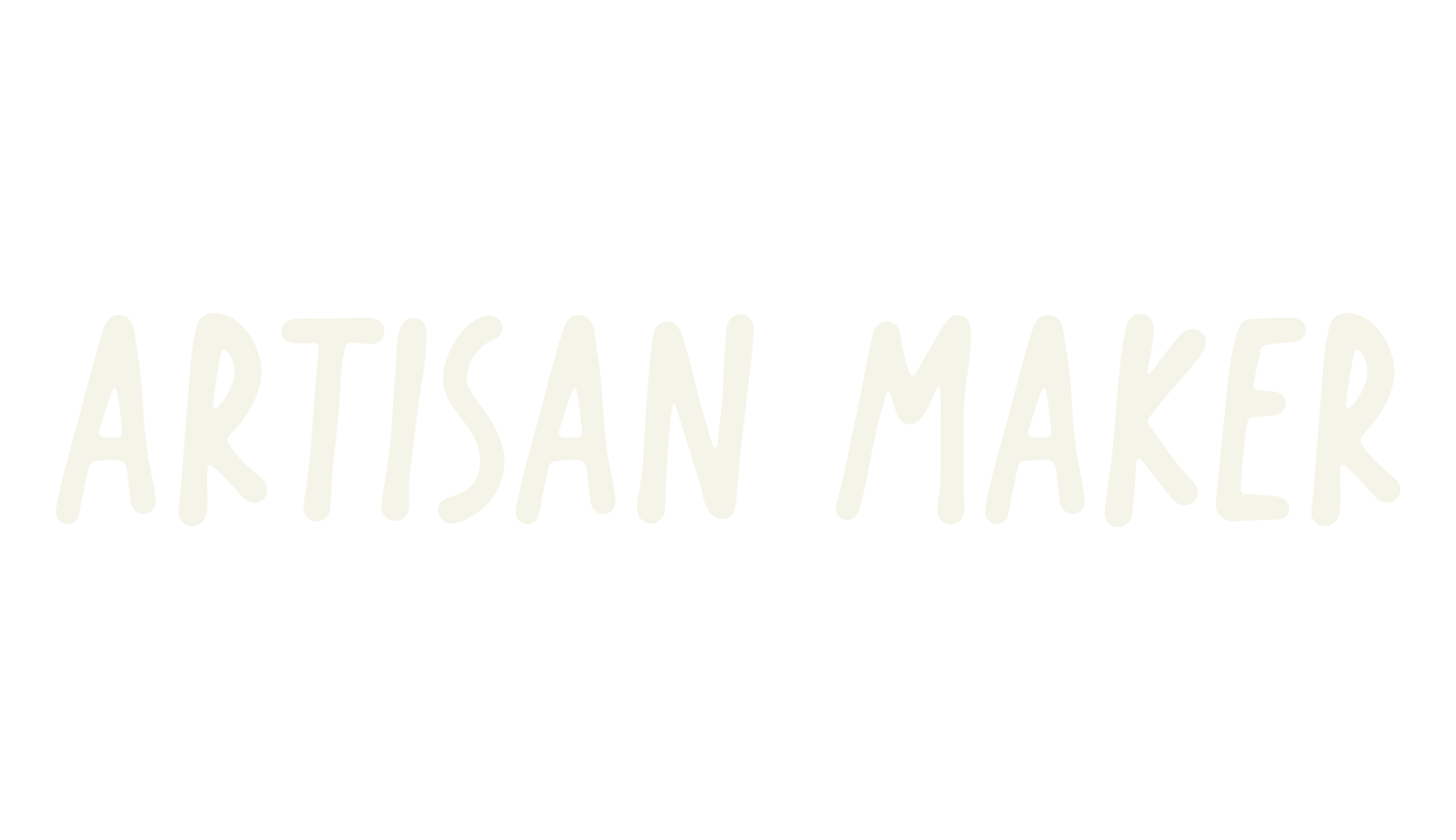 Artisan Maker, calligraphy font preview
