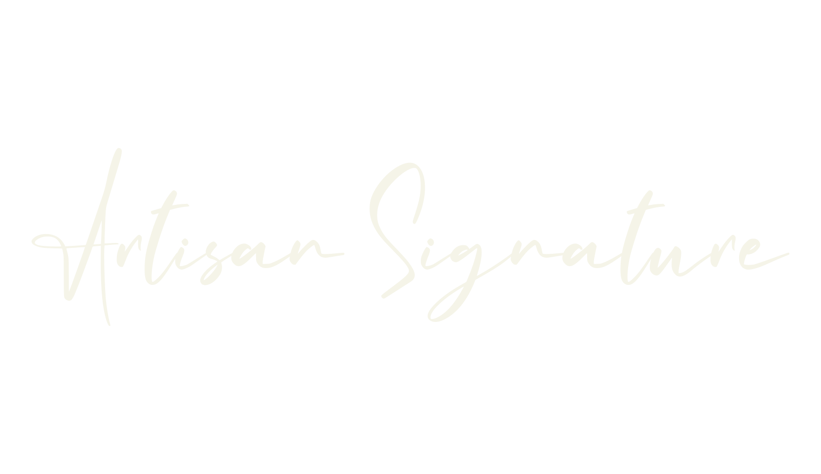 Artisan Signature, signature font preview