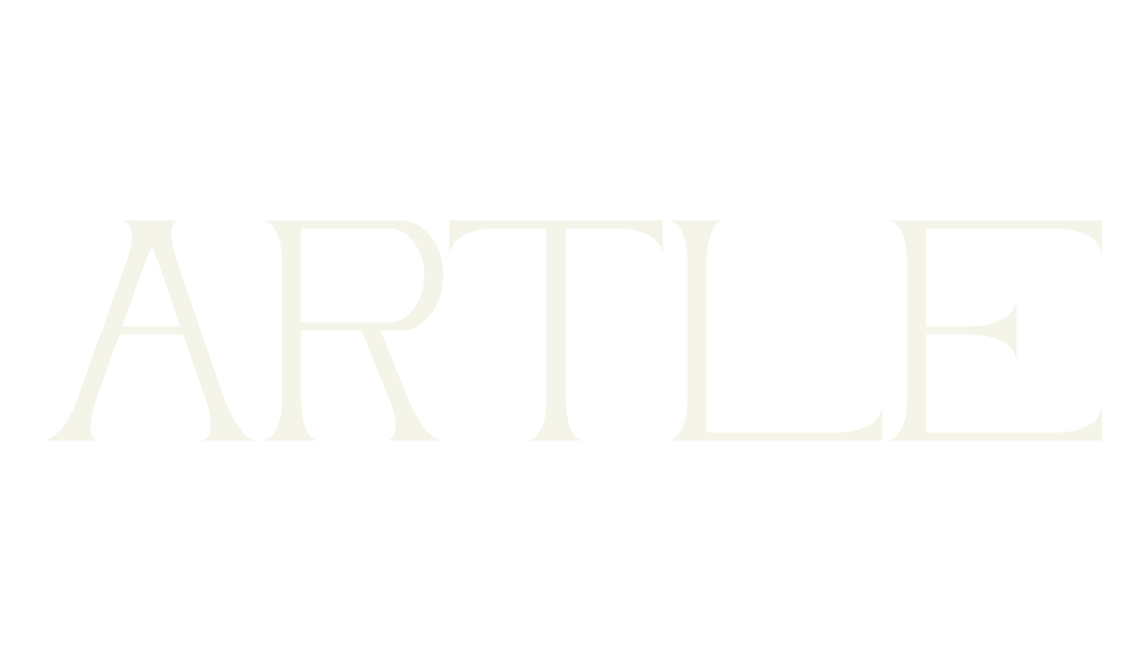 ARTLE, elegant font preview