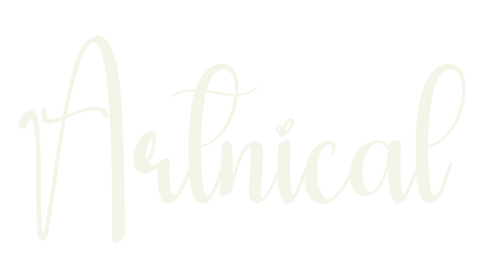 Artnical, fashion script font preview