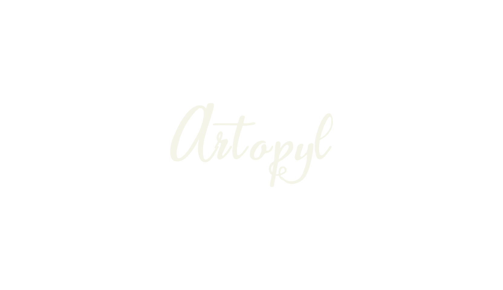 Artopyl, lettering font preview