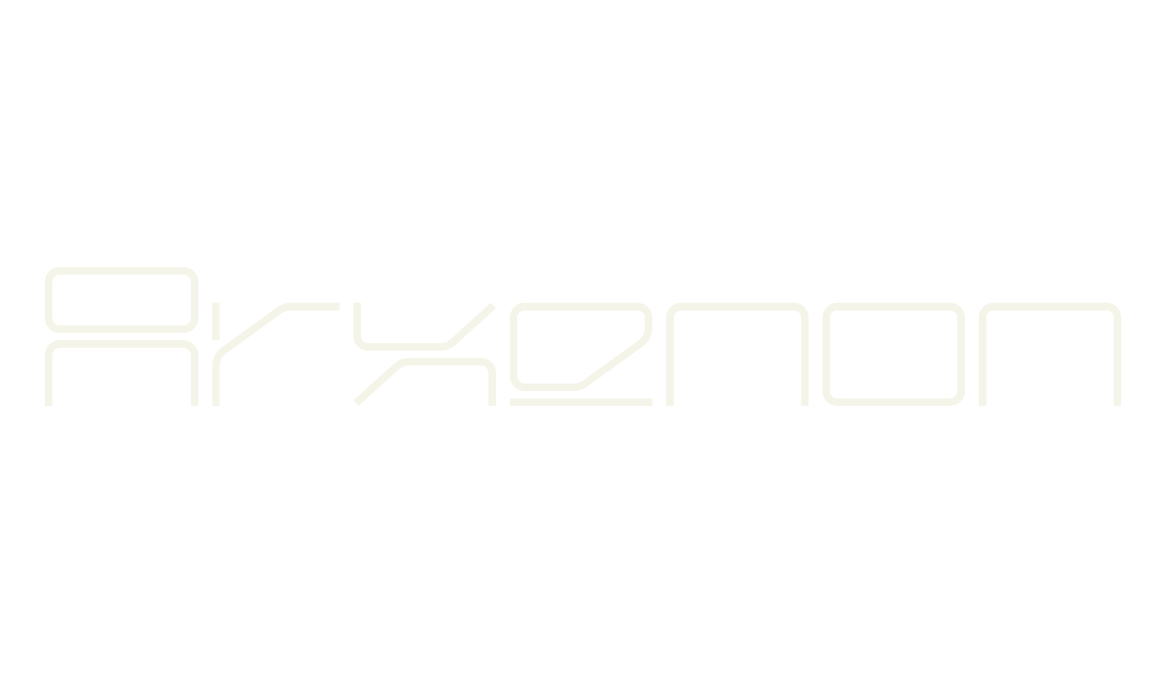 Arxenon, cyber font preview