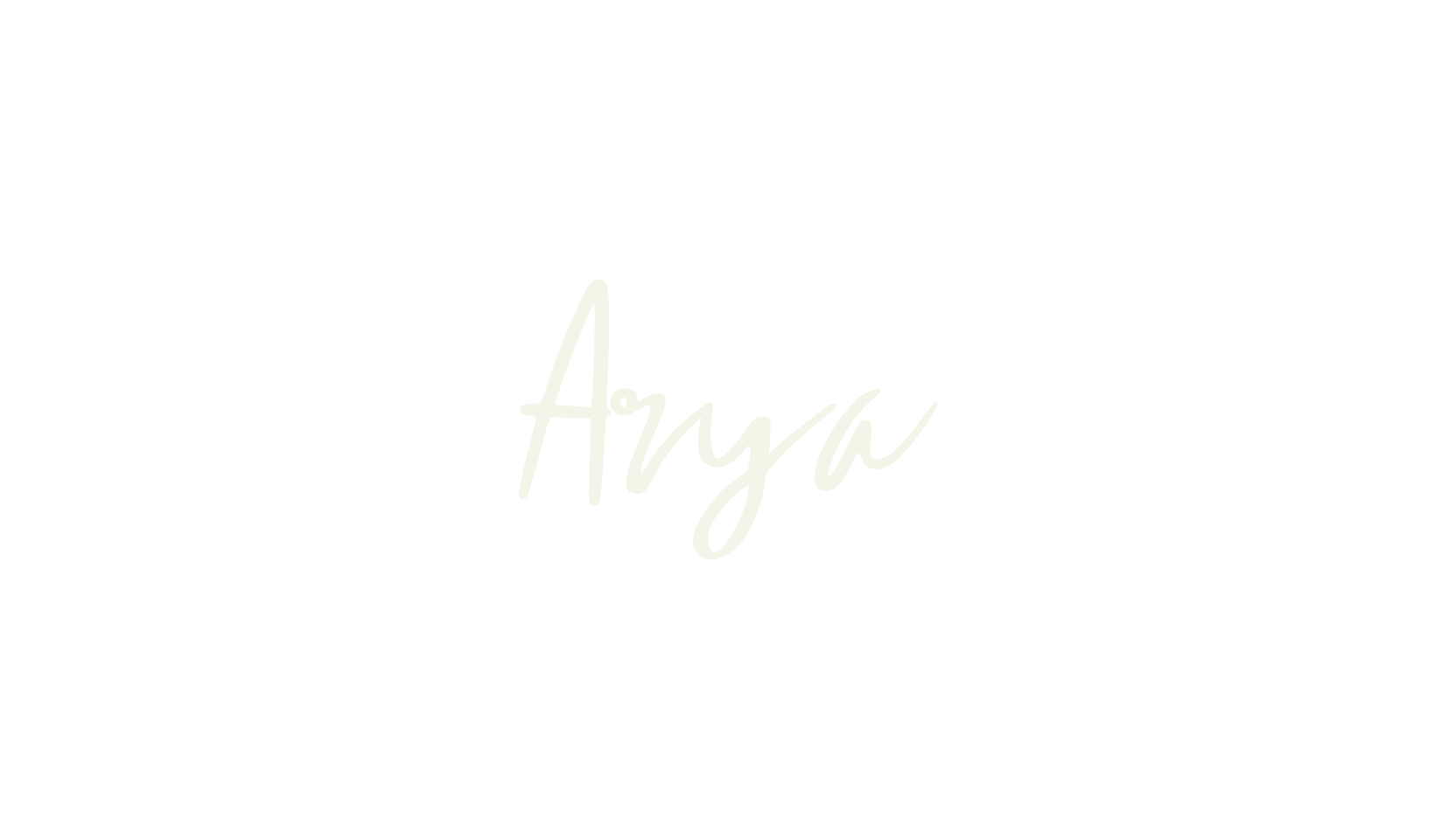 Arya, hand drawn font preview