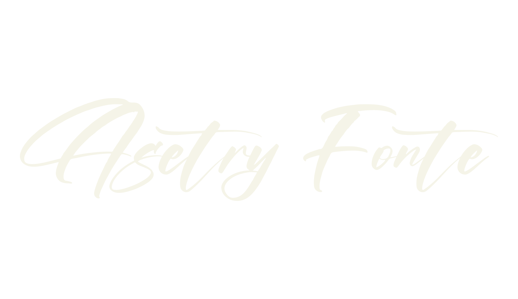 Asetry Fonte, script font preview