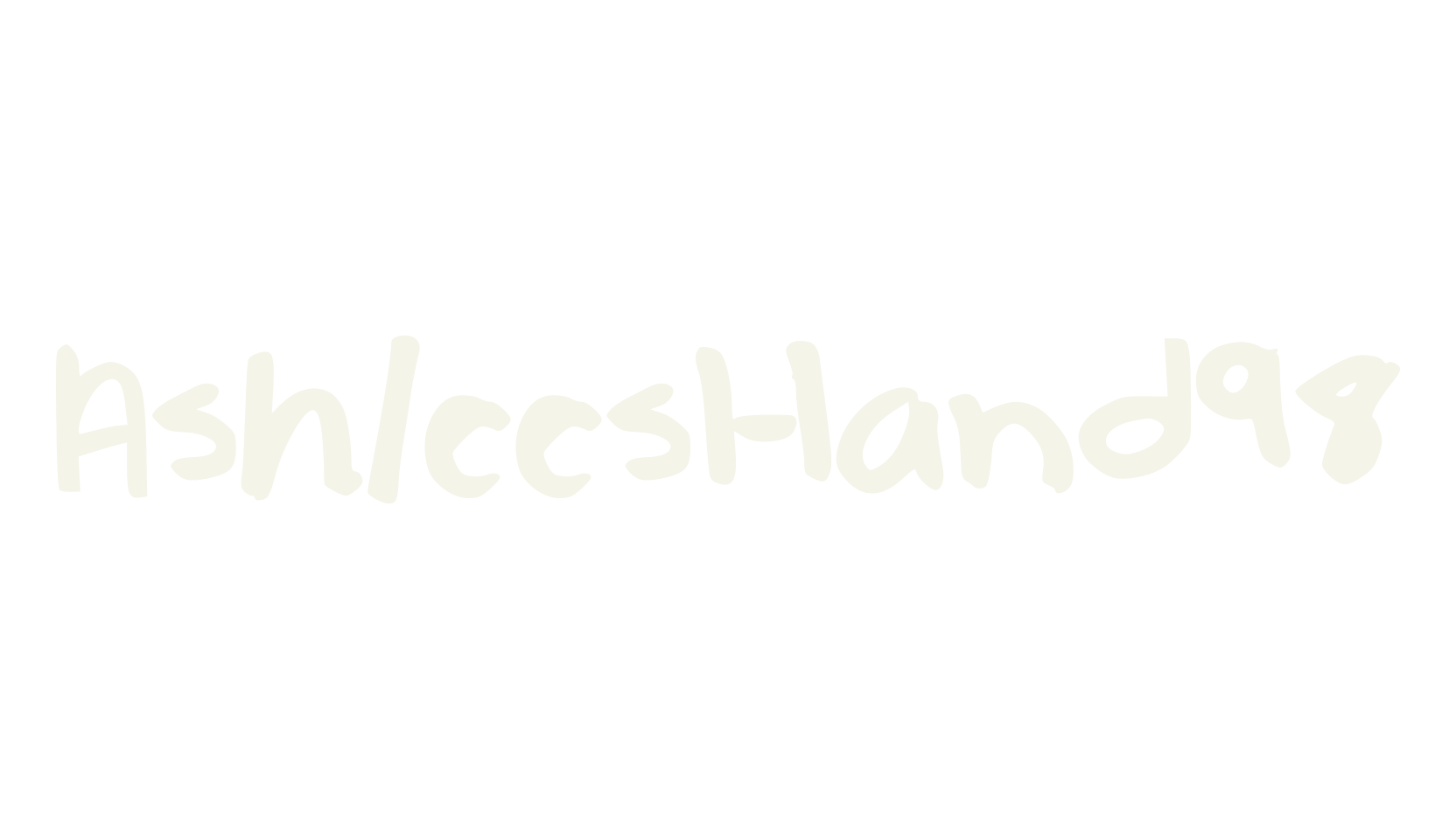 AshleesHand98, handwriting font preview