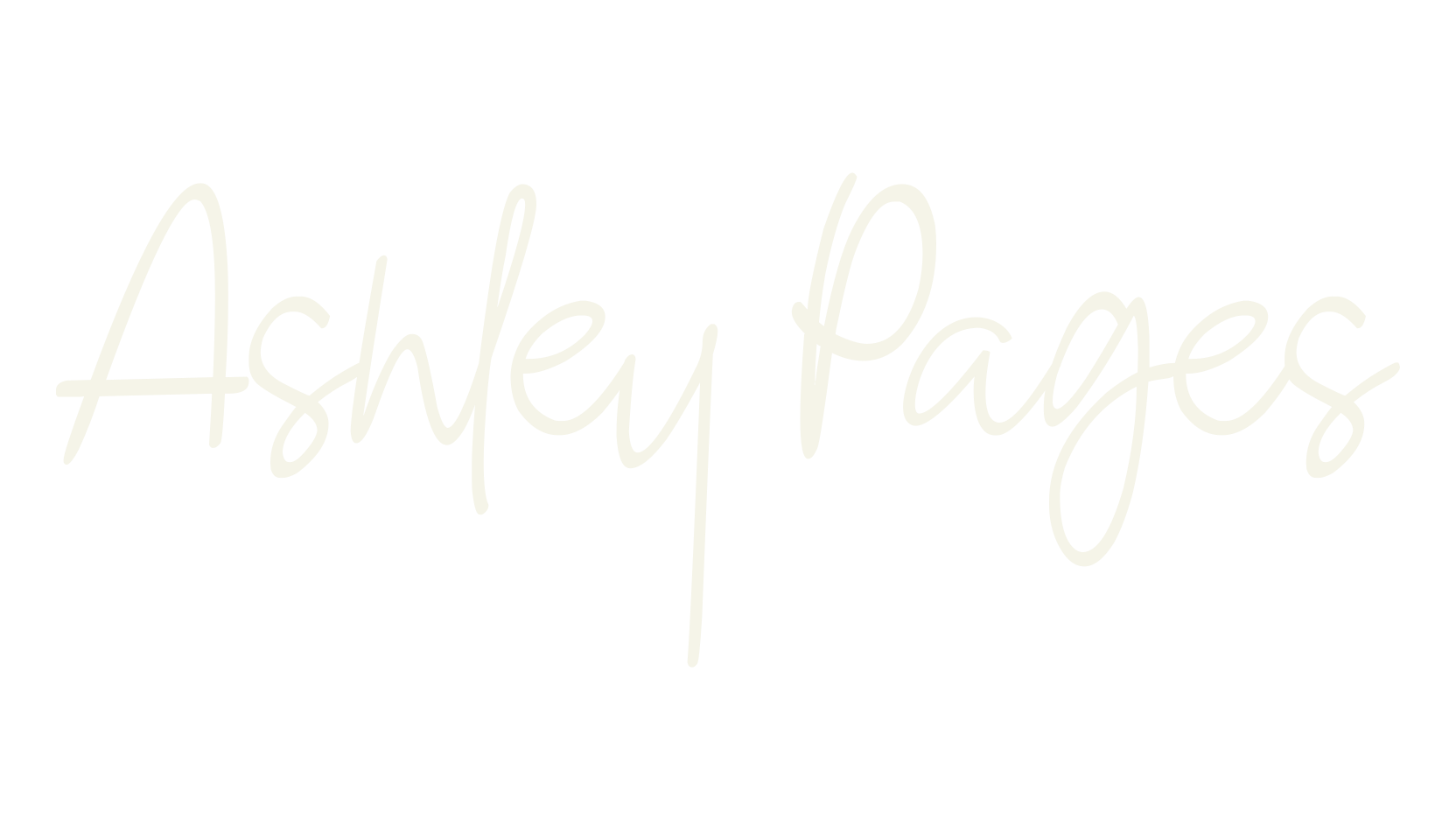 Ashley Pages, cursive font preview