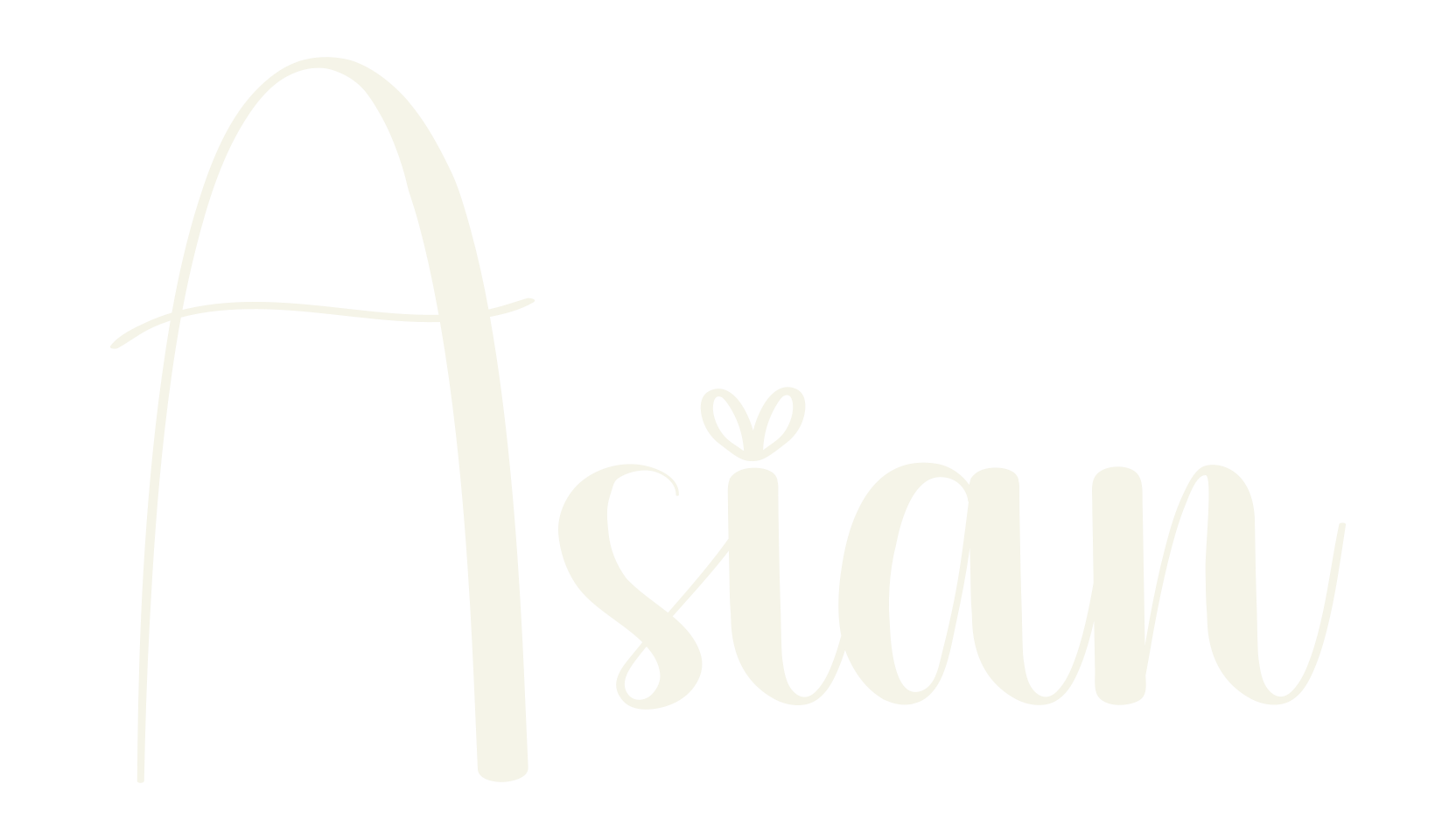 Asian, calligraphy font preview
