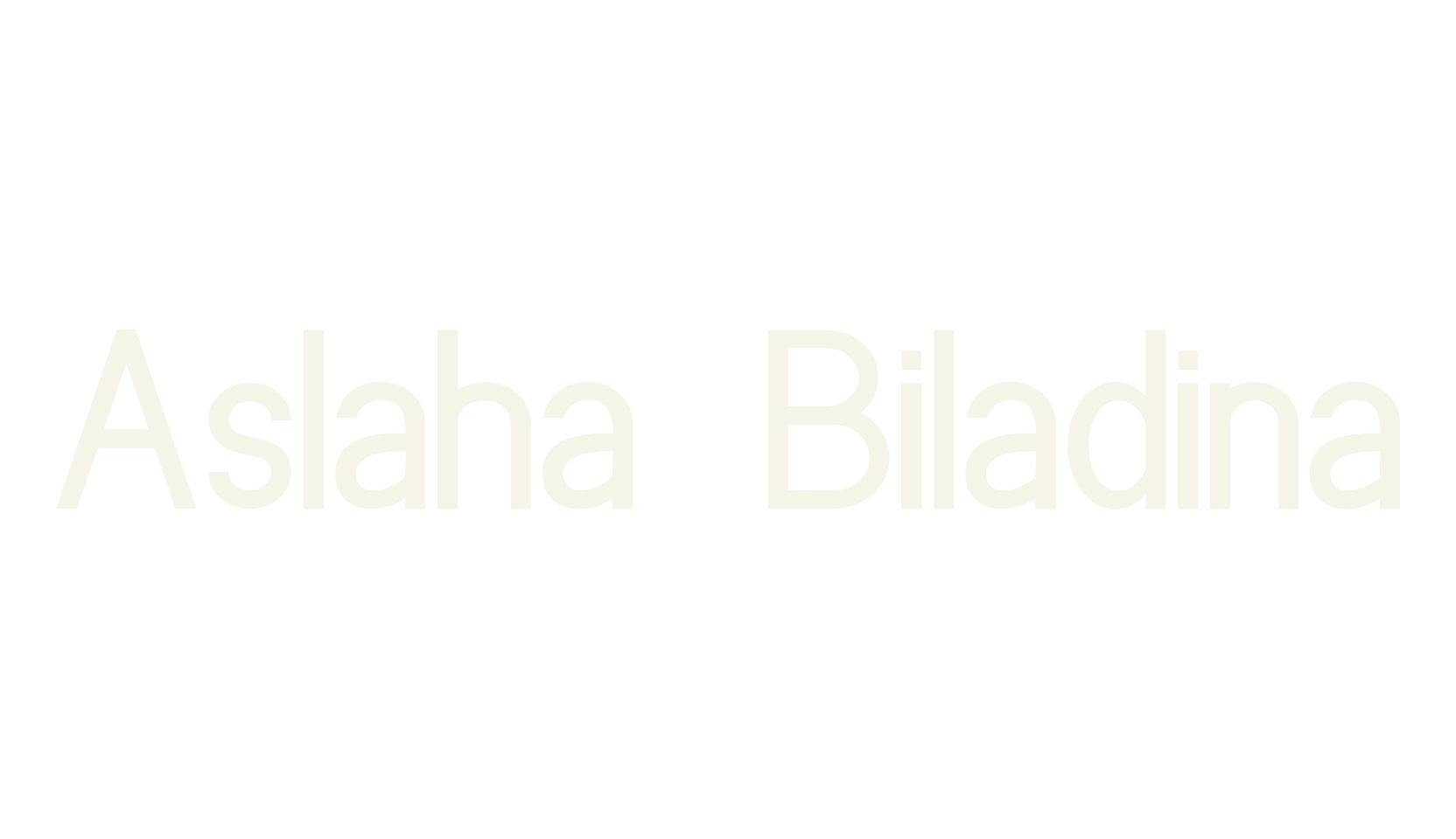 Aslaha Biladina, sans serif font preview