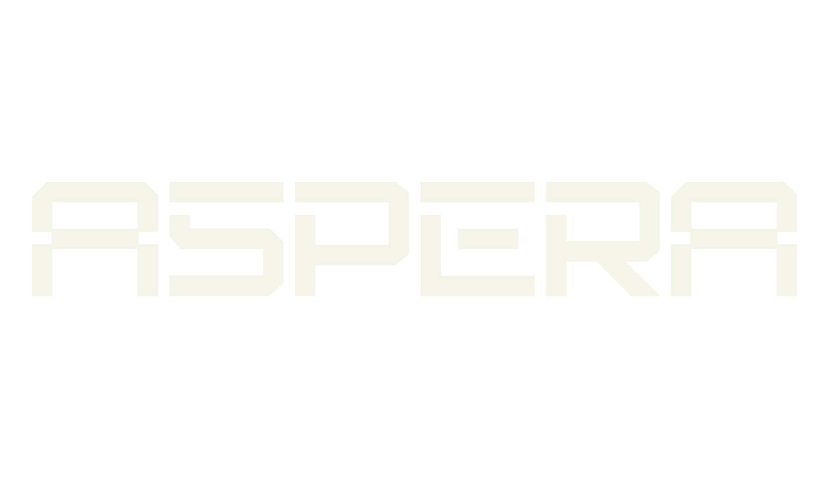 Aspera, cool font preview