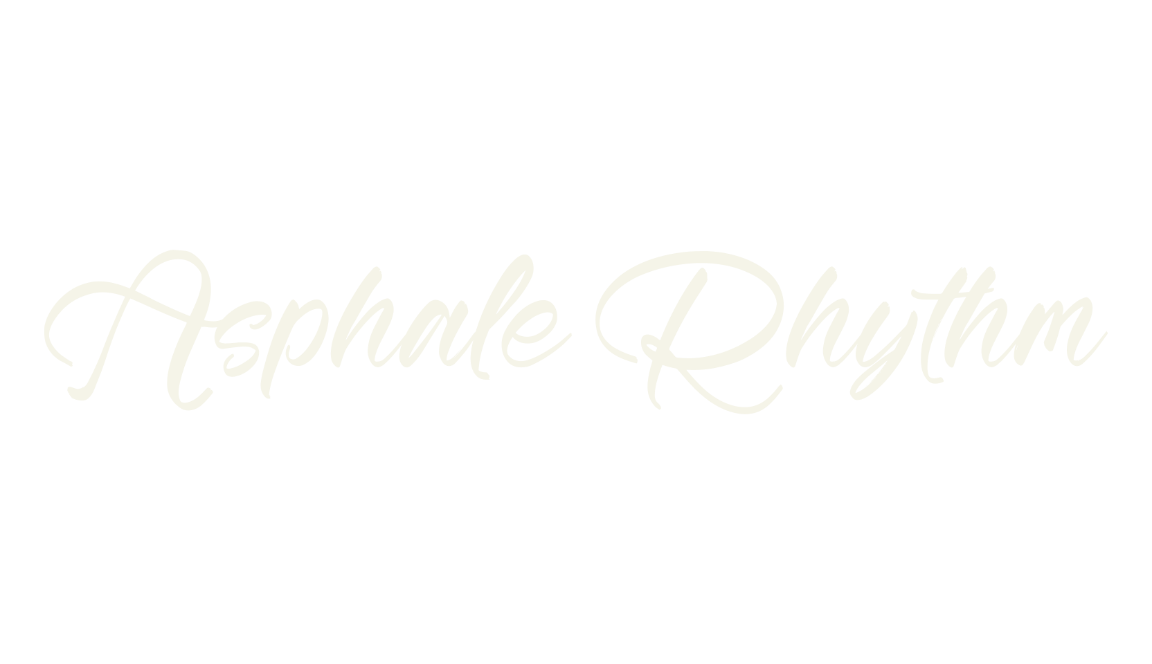Asphale Rhythm, script font preview