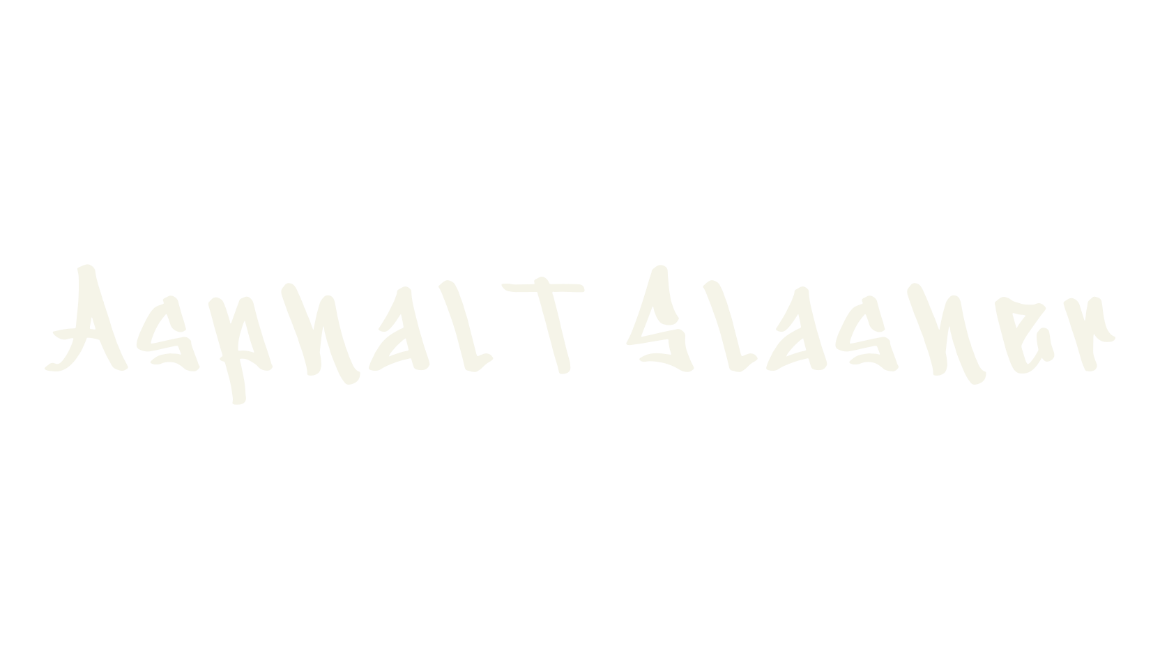 Asphalt Slasher, graffiti font preview
