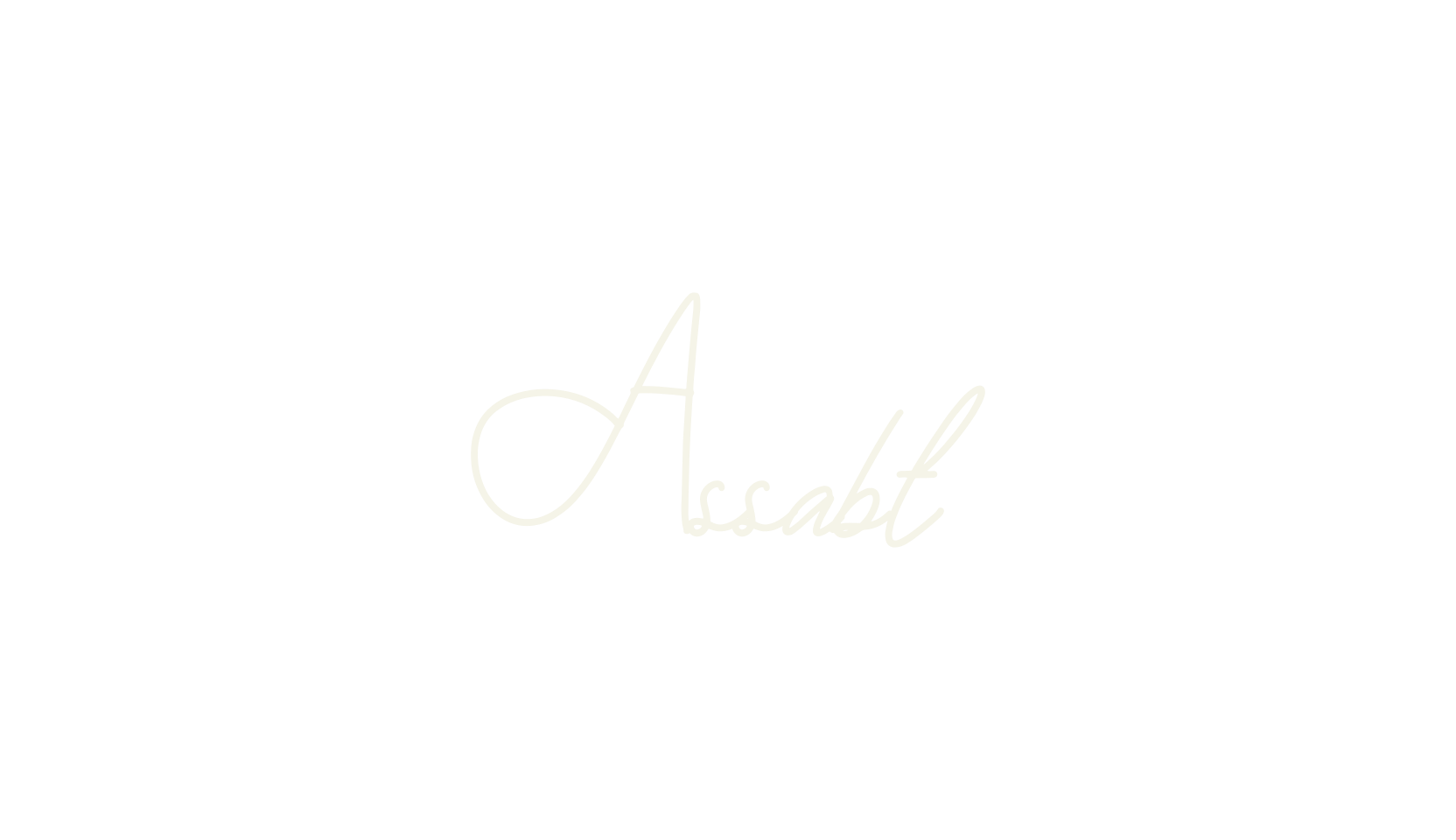 Assabt, calligraphy font preview
