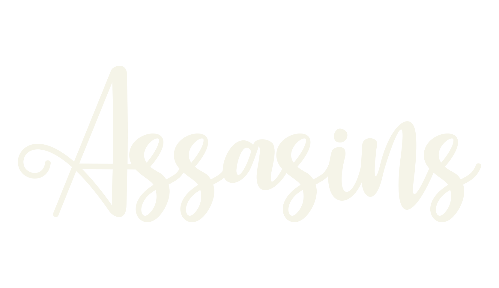 Assasins, calligraphy font preview