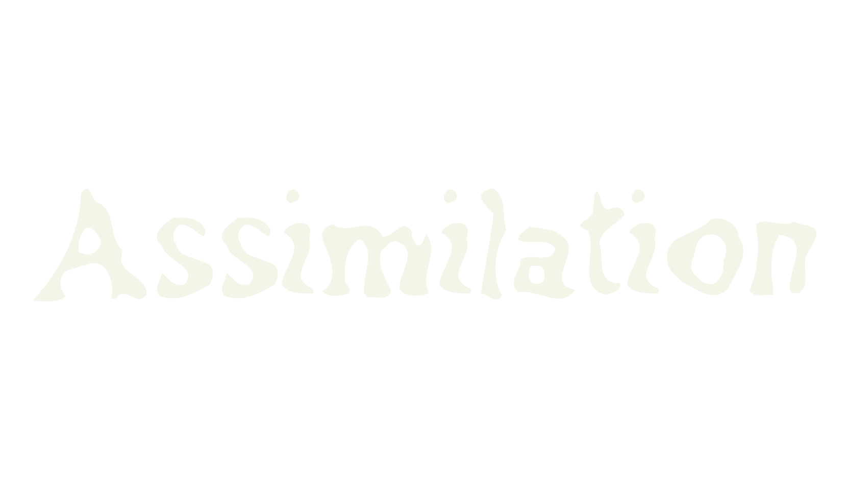 Assimilation, wavy font preview