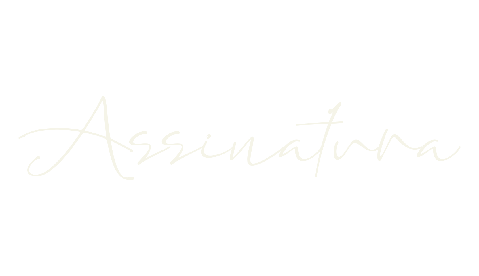Assinatura, signature font preview