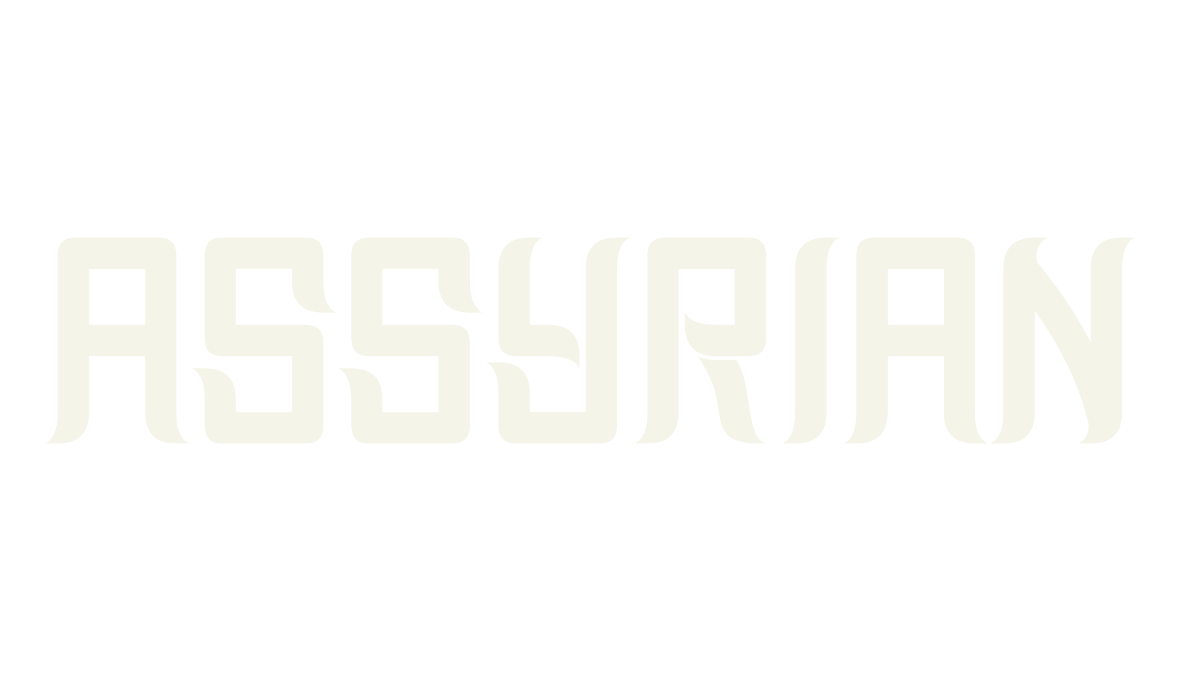 Assyrian, arabic font preview